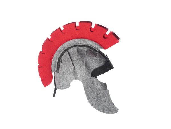 Childrens Spartan Helmet Isolated White Background — Stock Photo, Image