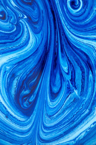 blue liquid acrylic abstract pattern