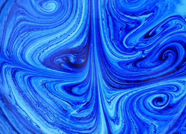 blue liquid acrylic abstract pattern