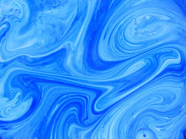 blue liquid acrylic abstract pattern