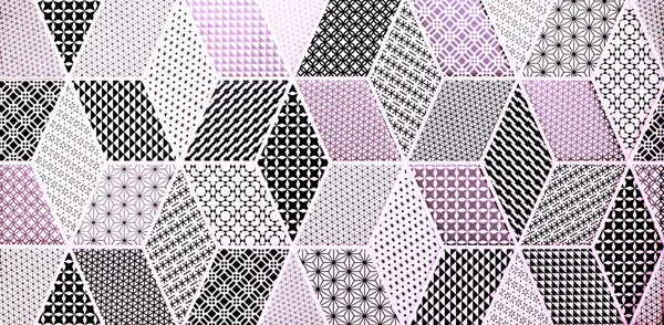 Tiled Background Texture Tiles Mosaic Abstract Geometric Shapes — Stock Photo, Image