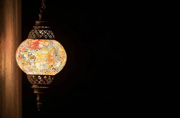 Lámpara Noche Árabe Pared —  Fotos de Stock