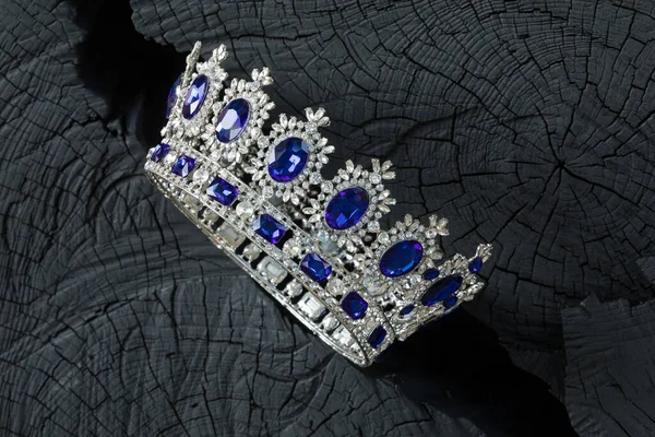 Gold Crown Emeralds Ottoman Royal Crown — Stock Photo, Image