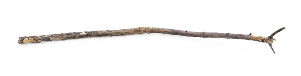 Magic Stick Wooden Walking Stick Isolated White Background — Stock Photo, Image