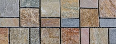 Soyut, geometrik, katı taşın döşemeli deseni