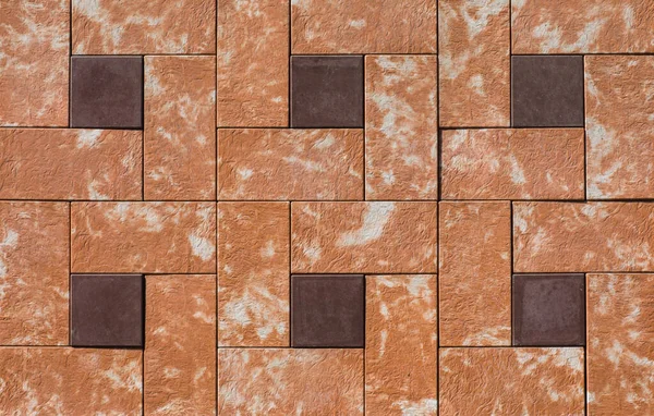Fliese Mosaik Aus Steinblöcken — Stockfoto
