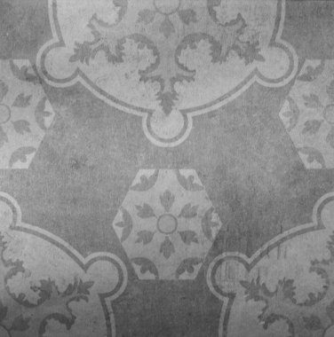 Soyut geometrik mozaik desenli gri mutfak seramik fayans