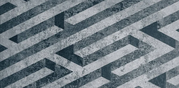 Szürke Konyhai Kerámia Csempe Absztrakt Geometriai Mozaik Mintával — Stock Fotó