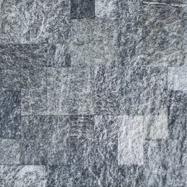 带有抽象几何马赛克图案的灰色厨房瓷砖 — 图库照片