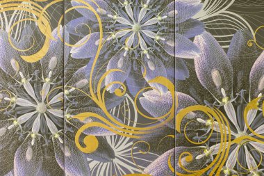 seramik fayans, klasik dekoratif desen, soyut geometri