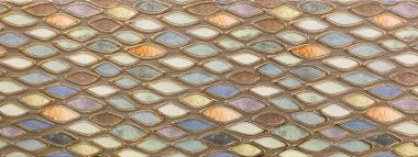 Soyut desenli mozaik seramik fayans