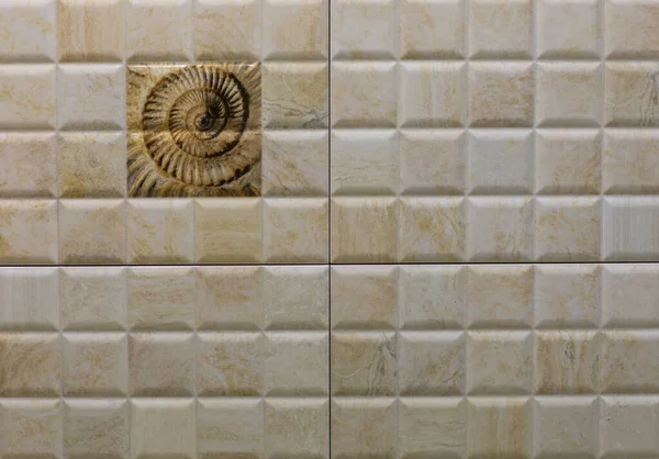 Mosaik Keramikfliese Mit Abstraktem Muster — Stockfoto