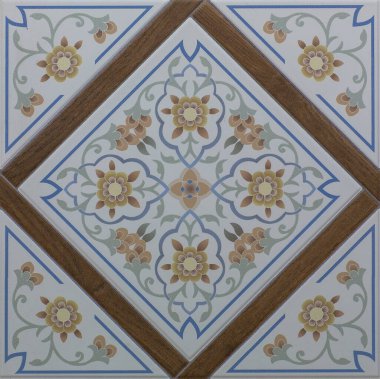 Soyut çiçek deseni, seramik fayans