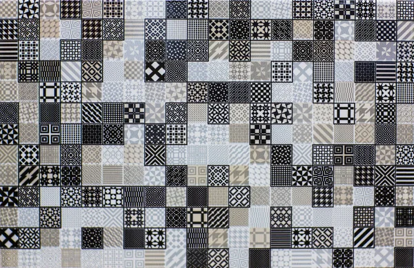 Плитки Кольоровими Мозаїками Мозаїчний Візерунок — стокове фото