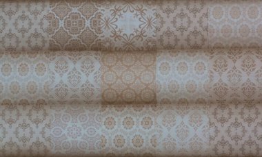 Dekoratif Karo yaprakları ile