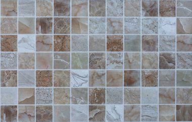 Soyut desenli mozaik seramik fayans