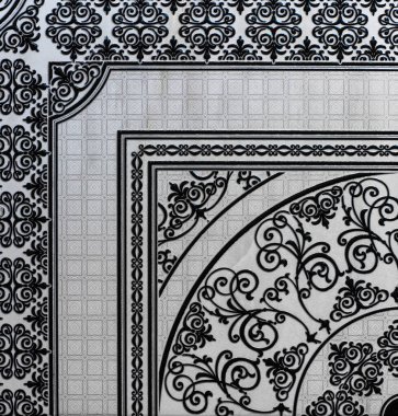 Dekoratif Karo yaprakları ile