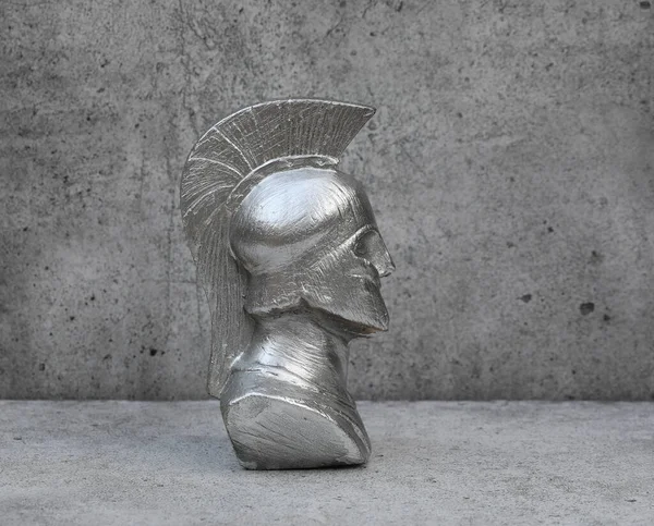 Estátua Espartana Leonidas Isolado — Fotografia de Stock
