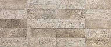 Geometrik ahşap desenli mozaik fayans