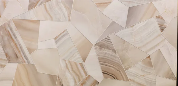 Abstrakte Nahtlose Mosaikmuster Keramikfliesen Für Den Innenraum — Stockfoto