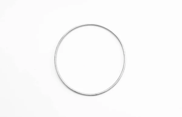 Metal Gymnastic Hoop Isolated White Background — Stock Photo, Image