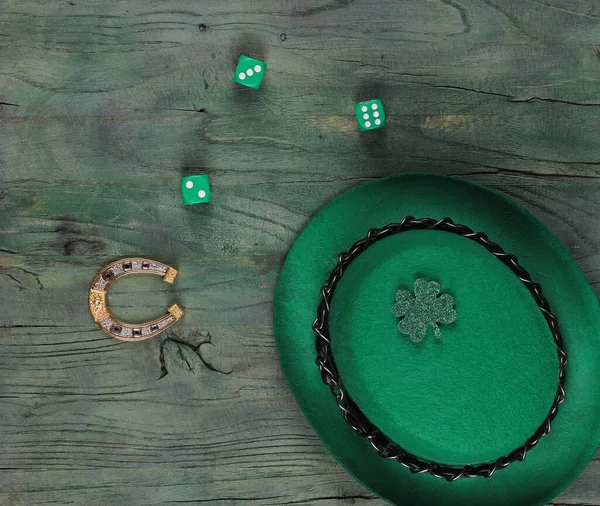 Patricks Dag Irish Green Hat — Stockfoto