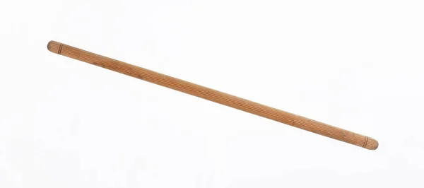 Kitchen Long Thin Wooden Stick Isolated White Background — Stock Photo, Image