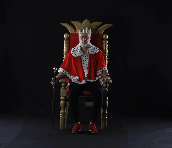 Middeleeuwse Koning Troon — Stockfoto