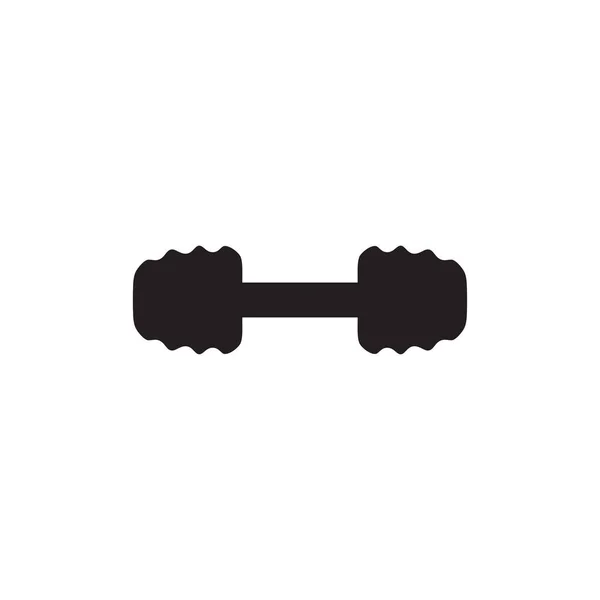 Icono Mancuerna Símbolo Fondo Póster Salón Fitness Estilo Simple Elemento — Archivo Imágenes Vectoriales