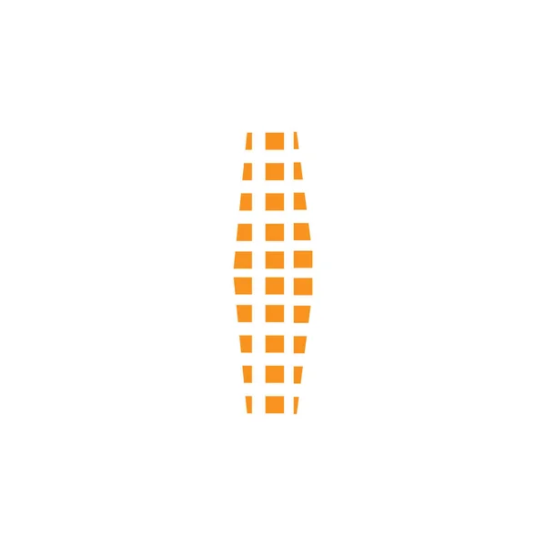 Corn Icon Simple Style Business Strategy Poster Background Symbol Corn — Διανυσματικό Αρχείο