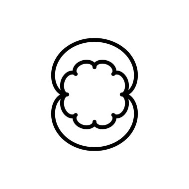 Text frame icon. Simple style social media poster background symbol. logo design element. t-shirt printing. Vector for sticker.