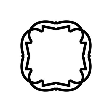 Text frame icon. Simple style text frame poster background symbol. logo design element. t-shirt printing. Vector for sticker. profile photo