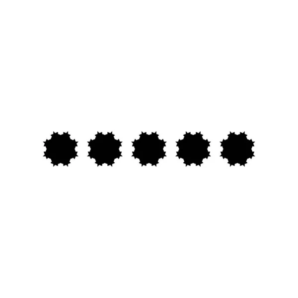 5つ星ラインアイコン 5つ星のサイン シンプルなスタイルの賞の評価ポスターの背景記号 ロゴデザイン要素 Tシャツ印刷 ステッカー用ベクター — ストックベクタ