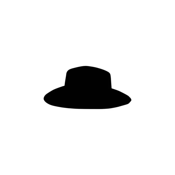 ユダヤの帽子のアイコン シンプルなスタイル火Bishvat日のポスターの背景のシンボル ロゴデザイン要素 Tシャツ印刷 ステッカー用ベクター — ストックベクタ