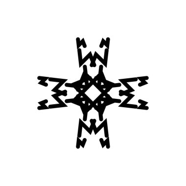 Hıristiyan haçı ikonu. Basit bir Hıristiyan dini poster sembolü. Hıristiyan din dükkanı logosu tasarım unsuru. Hıristiyan din aşığı tişörtü baskısı. Çıkartma için vektör.