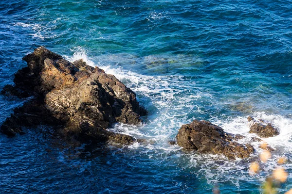 Talya Nın Elba Adasındaki Maricana Marina Nın Kıyısına Denizine Bakın — Stok fotoğraf