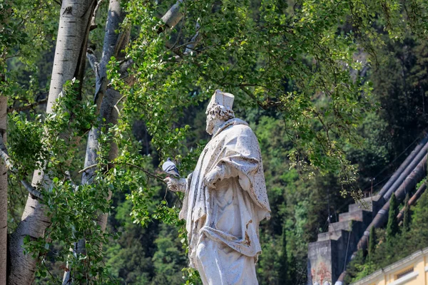 Statue John Nepomuk Anthony Port Riva Del Garda Lake Garda — 图库照片
