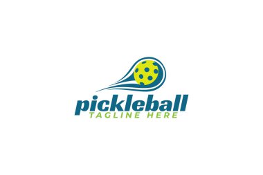 Herhangi bir iş için pickleball logo vektör grafiği özellikle spor kulübü, takım, dernek, topluluk vs.