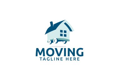Özellikle taşınma servisi, teslimat, gayrimenkul, hareket vs. gibi işler için ev logosu çizelgesi taşımak