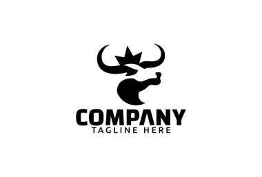 Kral Boğa logosu, bir boğa başı ve bir taç kombinasyonuyla..