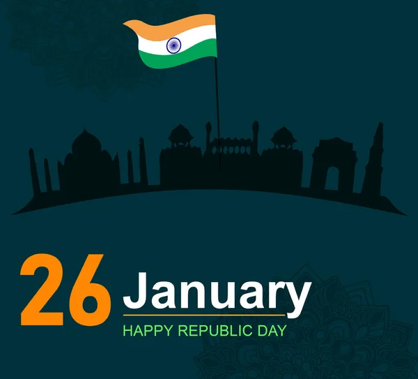 Января День Республики Индия — стоковое фото