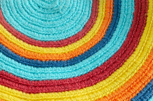Wayuu Guajiro dokuması. Farklı şekil ve kalıplarda renkli susu çanta dokusu.