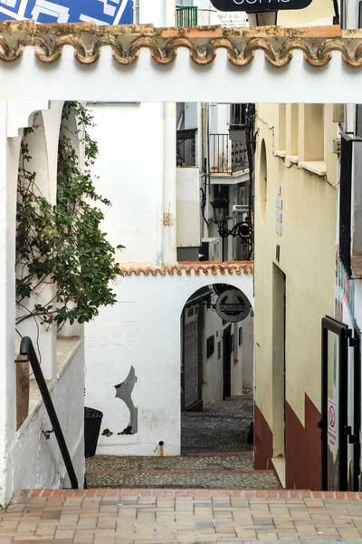 Benidorm Alicante Spanje Oktober 2021 Prachtige Smalle Straat Van Benidorm — Stockfoto