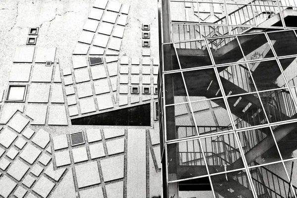 Lisboa Portugal Junio 2018 Fotografía Edificios Blanco Negro Lisboa Día —  Fotos de Stock