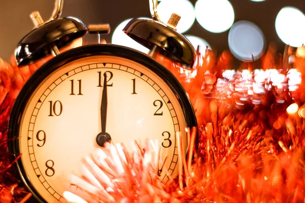 クリスマスの装飾と新年の前夜祭とカウントダウン — ストック写真