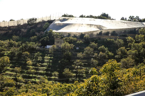 西班牙埃利坎特Callosa Ensarria的山区景观及其人工造林 — 图库照片