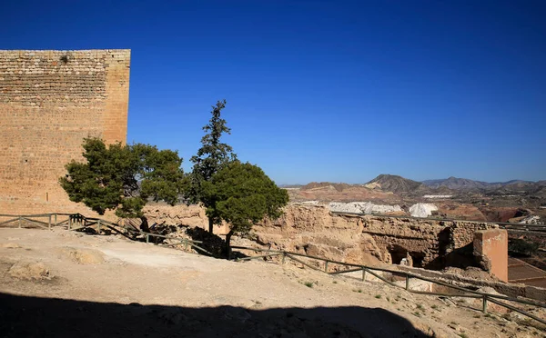 Novelda Alicante Espanha Março 2022 Torre Restos Arqueológicos Castelo Mola — Fotografia de Stock