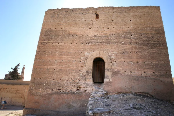 Novelda Alicante Espagne 1Er Mars 2022 Entrée Fermée Château Mola — Photo