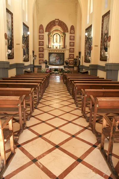 Novelda Alicante Spain March 2022 Details Paintings Altarpiece Sanctuary Santa — Stock Photo, Image