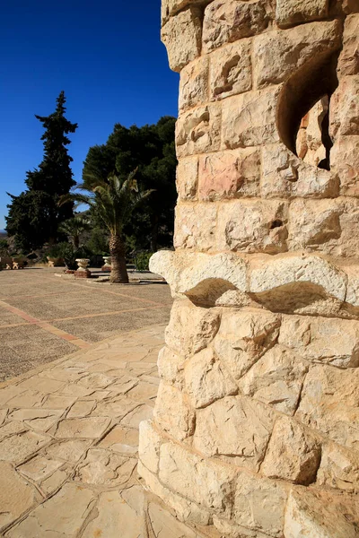 Novelda Alicante España Marzo 2022 Arcos Piedra Del Santuario Santa —  Fotos de Stock